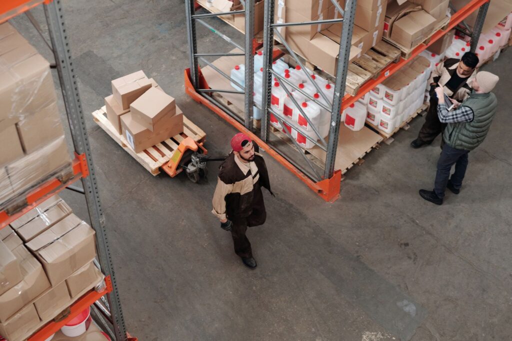 Manufacturing team working on a production line in a Chinese factory affected by labour shortages